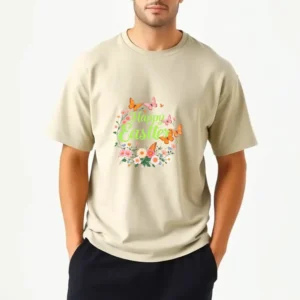 Bunny Crossing Yard Sign For Easter Decor T-Shirt